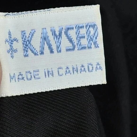 Vintage Kayser Black Slip Dress Lingerie Lace Size 36 - Picture 10 of 10